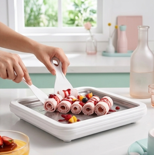 RollCo — Plateau à glace roulée maison